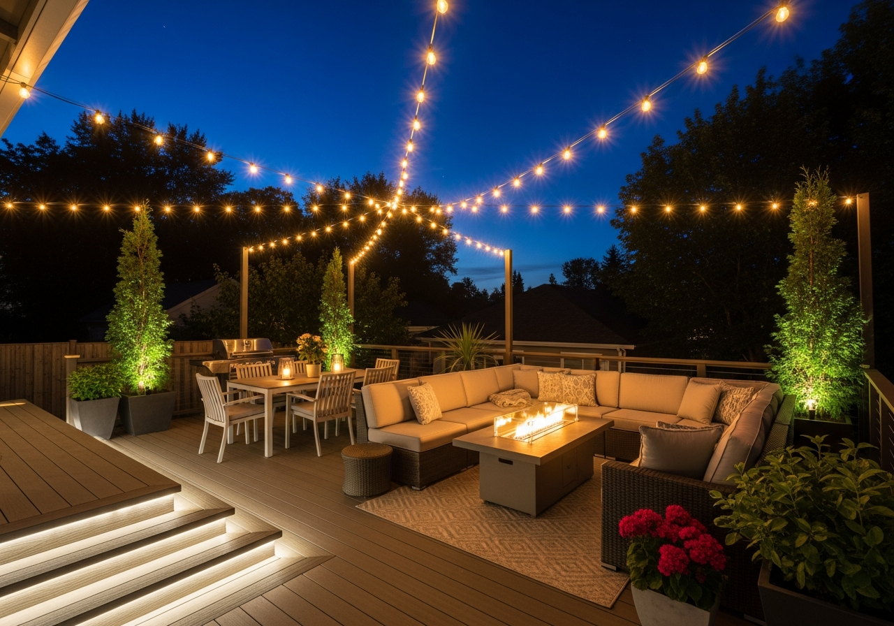 Patio & String Lights